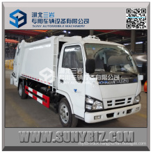 3 Cubic 4cubic 5cubic Isuzu 600p 4X2 Compactor Garbage Truck